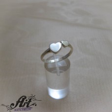 Сребърен пръстен без камъни R-209